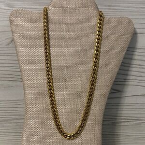 Rokc&co Stainless Steel Men's
Necklace Gold Tone 24"